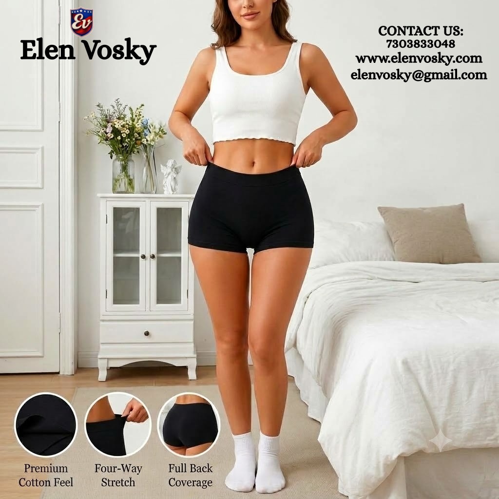 CecilFilipski's tweet photo. Premium cotton feel: Soft, skin-friendly, breathable fabric for all-day comfort. 4-way stretch adapts to your body without feeling tight. Full back coverage prevents ride-up for a secure, confident fit. Contact: 7303833048 https://t.co/WJUTPGaUAH