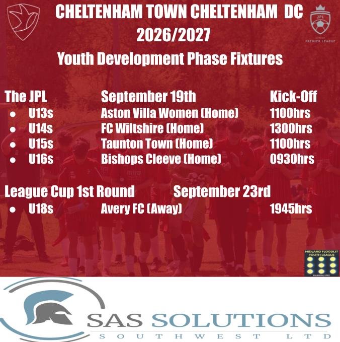 CTFCDCHfd's tweet photo. 🔴𝗙𝗣 &amp; 𝗬𝗗𝗣 𝗙𝗶𝘅𝘁𝘂𝗿𝗲𝘀 | 𝗖𝗧𝗙𝗖 𝗗𝗲𝘃𝗲𝗹𝗼𝗽𝗺𝗲𝗻𝘁⚪️

Here are our Development Centre fixtures across the #JPL &amp; #MFYL over the coming days. 

As always, for those travelling to support, get behind the players &amp; enjoy the games!

#CTFCDC
#CTFCDevelopment
#OneClub https://t.co/rwbzjzqIIm