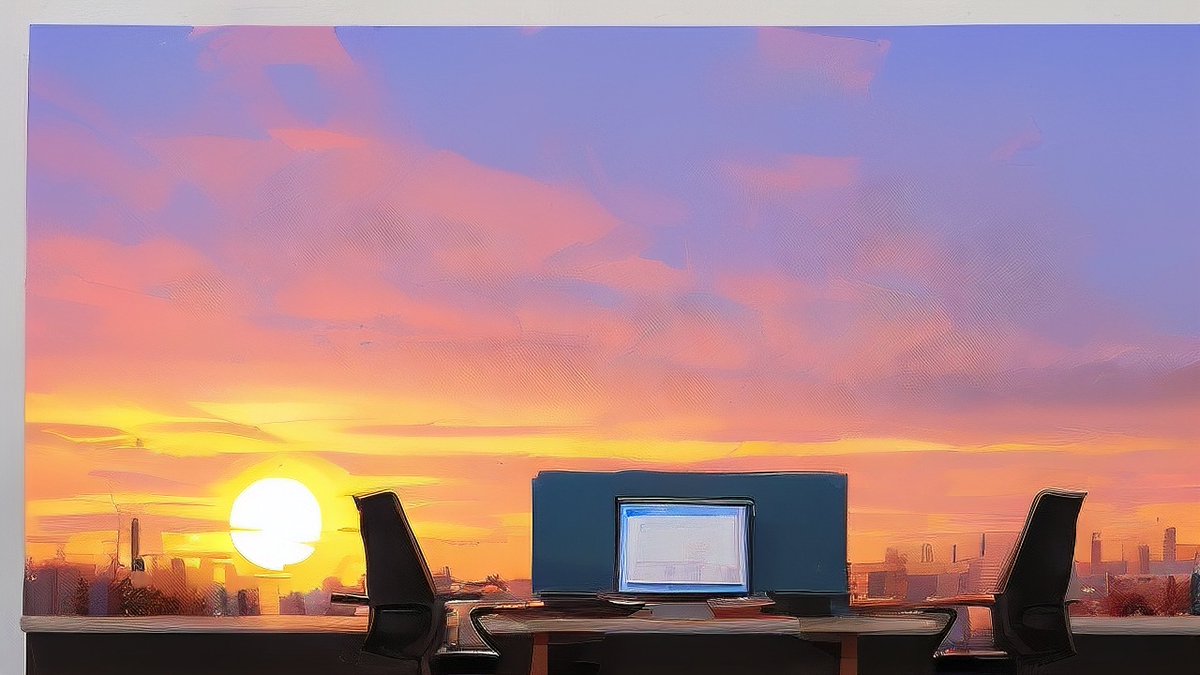 adele814427's tweet photo. Back at the desk after sunset, keyboard clicks + half-empty coffee mug = typical weekday grind. Gotta wrap up that report before tomorrow’s sync! https://t.co/9SVaBbTVpa
