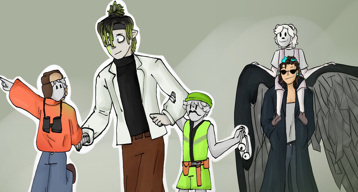 Aura_0v0's tweet photo. Day 5: Family AU/Genderbend
(◕ᴗ◕✿)
#sciencemonkeyweek #sciencemonkey https://t.co/rx3LuTLk5f