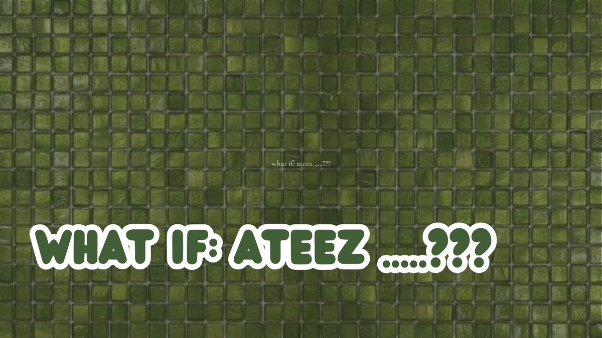 howdyyppl's tweet photo. What If? ATEEZ: Nyawit Nih Orang
another unserious AU by
@howdyyppl

a short atz AU https://t.co/U1Ubg1XgIy