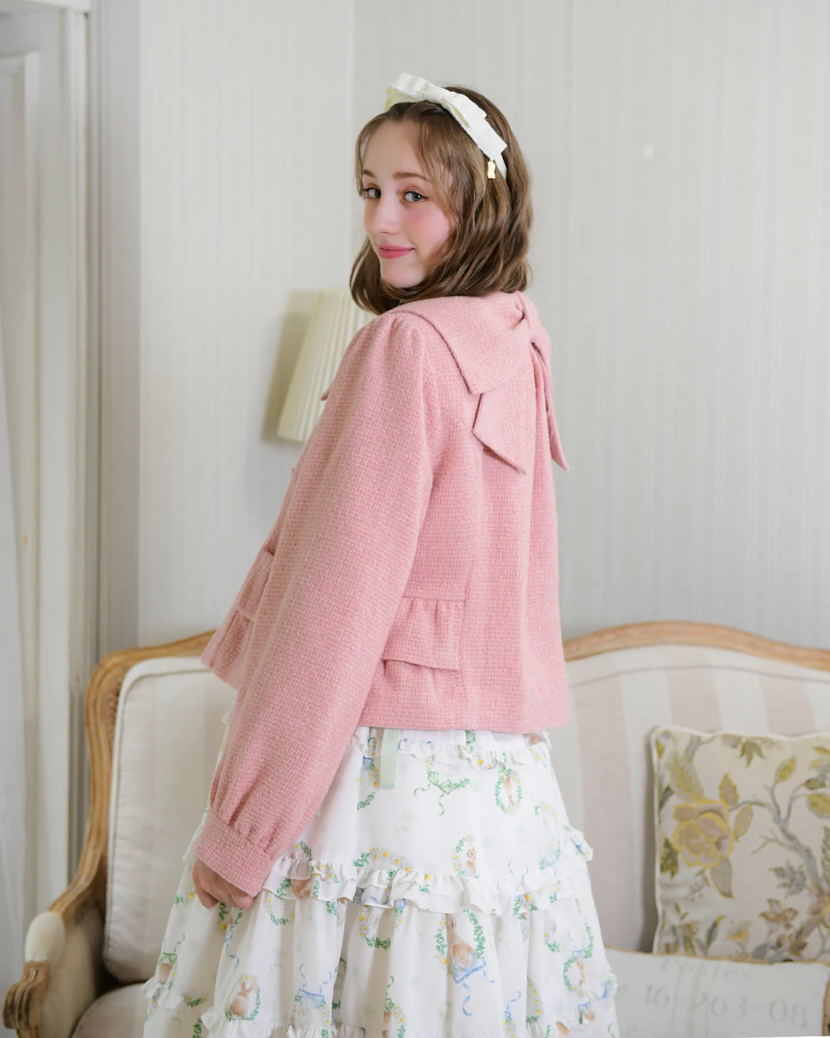 Emily Temple cute グログランリボン付ニットボレロ　ピンク Emily Temple cute в X: „≪ reservation ≫ ˗ˏˋ ！本日ご予約最終日