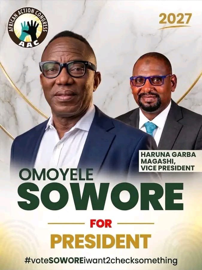 Animal_Conect's tweet photo. My Arewa people, let’s have an honest and educative conversation about 2027. 🇳🇬
We often say we are people of knowledge, with both Islamic and Western education. That knowledge should encourage us to ask questions, examine evidence, study manifestos and compare candidates before making political decisions.
If you have examined the records and policies of @officialABAT, @atiku and @PeterObi and you are not convinced that any of them represents the future you want for Nigeria, there is another candidate you can independently examine: @sowore.
Don't support or reject any candidate simply because someone tells you to.
Read Sowore's manifesto.
Watch his interviews.
Listen to his arguments on governance.
Examine his political history.
Compare his proposals with those of other candidates.
Sowore has never been Nigeria's president, governor or minister. His public career has largely been associated with journalism, activism and opposition politics. He has also faced arrests and detention in connection with his activism and protests.
Whether you agree with him or not, those are issues Nigerians can investigate and debate based on evidence.
The bigger question for 2027 should be:
What kind of Nigeria do we want?
A Nigeria with quality education?
A Nigeria where young people can find opportunities?
A Nigeria with stronger institutions?
A Nigeria where public officials are accountable?
A Nigeria where corruption and abuse of public resources are seriously challenged?
For me, Sowore represents the political alternative I have chosen to support.
But I encourage every Nigerian, especially my brothers and sisters across Arewa, to study all the candidates and make an informed decision.
Let's move beyond religion, ethnicity, personality worship and political loyalty.
Study. Question. Compare. Decide.
SOWORENOW 2027 🇳🇬
TAKE IT BACK!
ACTION!
#SoworeNow #TakeItBack #RevolutionNow #Nigeria2027 

@Arewa_Source @ishakaa @ArewaTwiter @ArewaaConnect @Waspapping_ @SarkinMota_AMF
@alinuhu @Rahma_sadau @AdizatouGabon @NafisatOfficial @Abbaelmustaph1 @AminuSaira