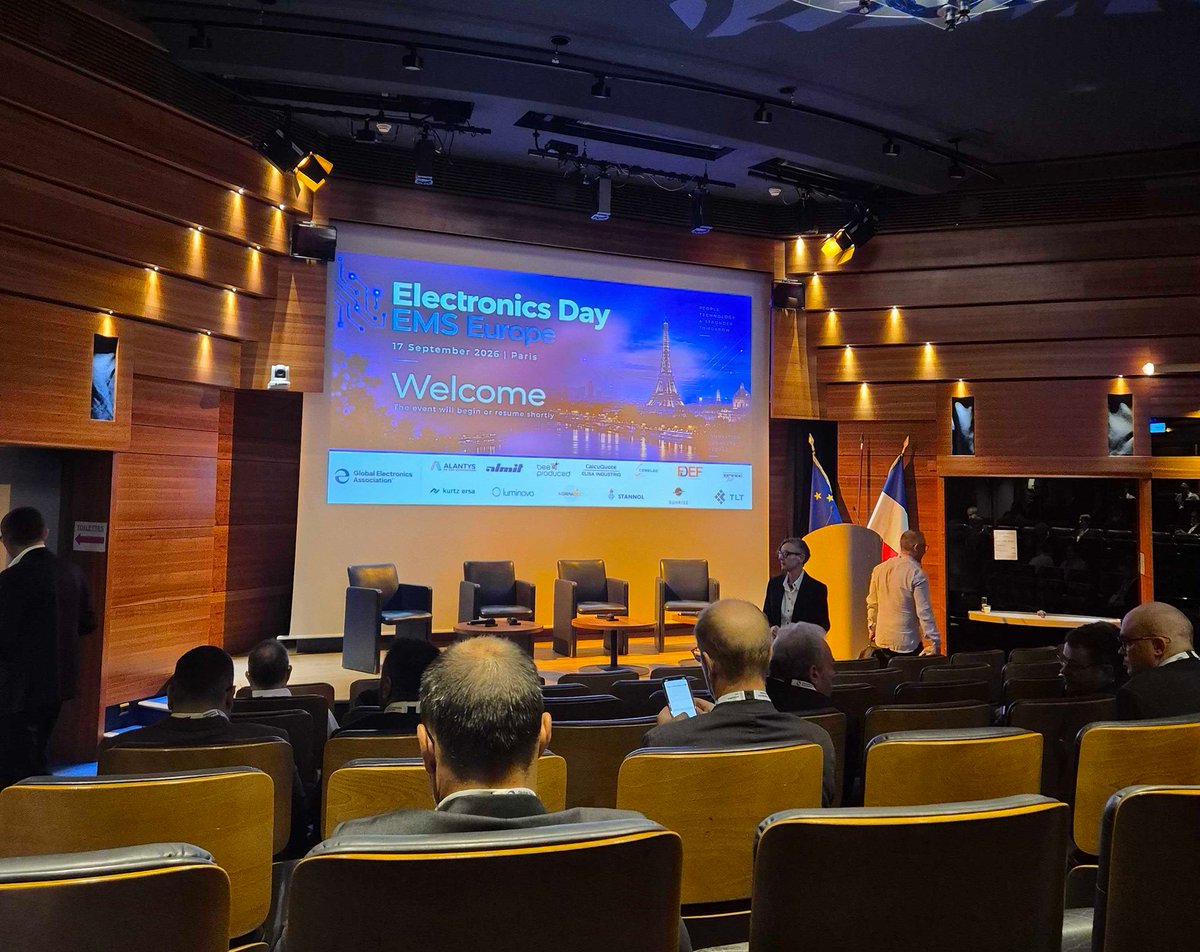 altium's tweet photo. Paris is amazing, as always! A great day at Electronics Day EMS Europe 2026, filled with insightful presentations, interesting conversations, and valuable connections across the European electronics industry.

Until next time! 

#Altium https://t.co/fElIQo0dhl