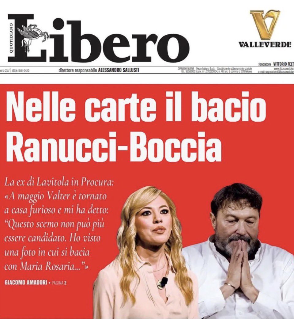 avila92796's tweet photo. Ho sempre avuto una mia convinzione sullo scandalo "Boccia-Sangiuliano": vedo che non mi sono mai sbagliato, ma secondo me mancano almeno altri due "baci." https://t.co/aOsPRMzN9D
