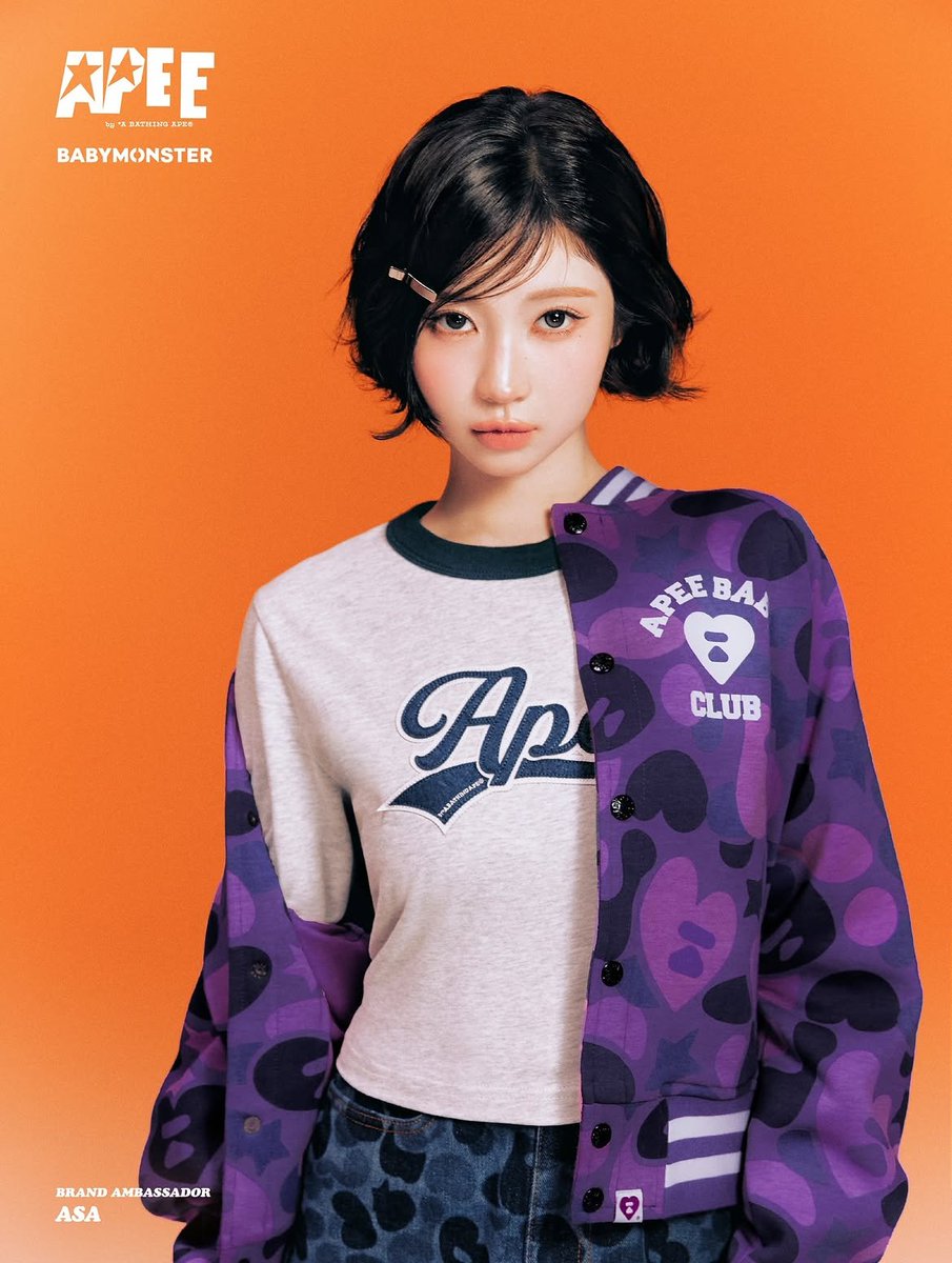 enamiiacesa's tweet photo. APEE x BABYMONSTER FALL 26 COLLECTION
💜🧡

#ASA #아사 #アサ #榎並杏紗  
#BABYMONSTER #베이비몬스타 https://t.co/lAtbWXVM5R
