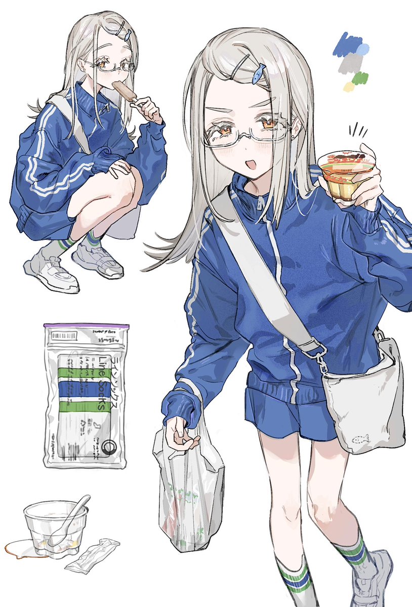 hisato_00's tweet photo. 篠澤さんとコンビニ行きたいよの絵🏪 https://t.co/5V39N318ak