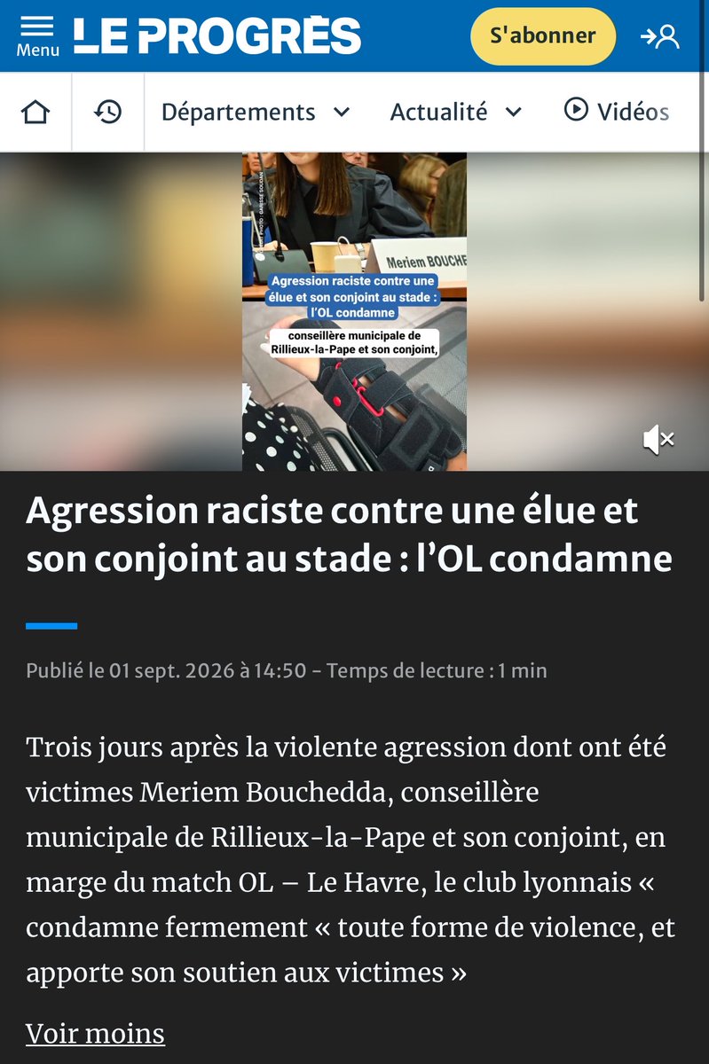 DamienRieu's tweet photo. Encore une fausse agression « raciste » qui se dégonfle : une élue LFI et son mari avaient pleurniché dans les médias à propos d’un soi-disant lynchage raciste. 
👉 On apprend aujourd’hui que les deux agresseurs sont également algériens… et que c’est le mari qui aurait commencé.
Quel média va publier un démenti ?