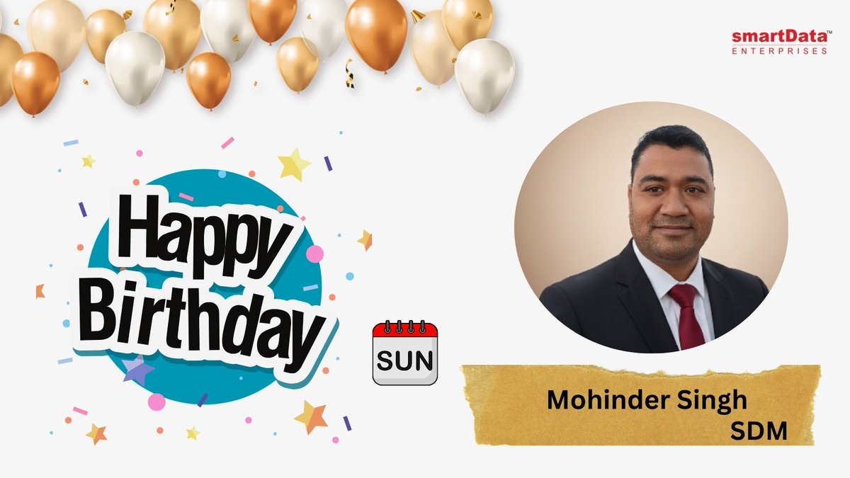 sdeievent's tweet photo. 🎉 Happy birthday to Mohinder Singh and Charanpreet Singh! Wishing you both a great day and a year full of good work and good energy ahead. 🎂

#HappyBirthday #TeamAppreciation #smartData https://t.co/i4LWdVI9hi