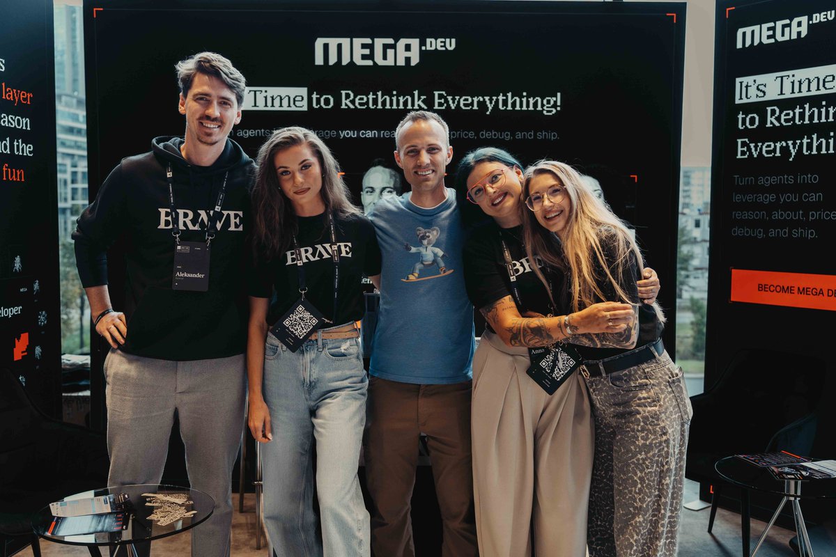 kentcdodds's tweet photo. If you're at #AgentConf today, go talk to the folks over at the Brave booth about @megadevhq or ask me questions about it. It's going to be a fabulous cohort of learning how to build quality software now. https://t.co/C4quyPH0nd