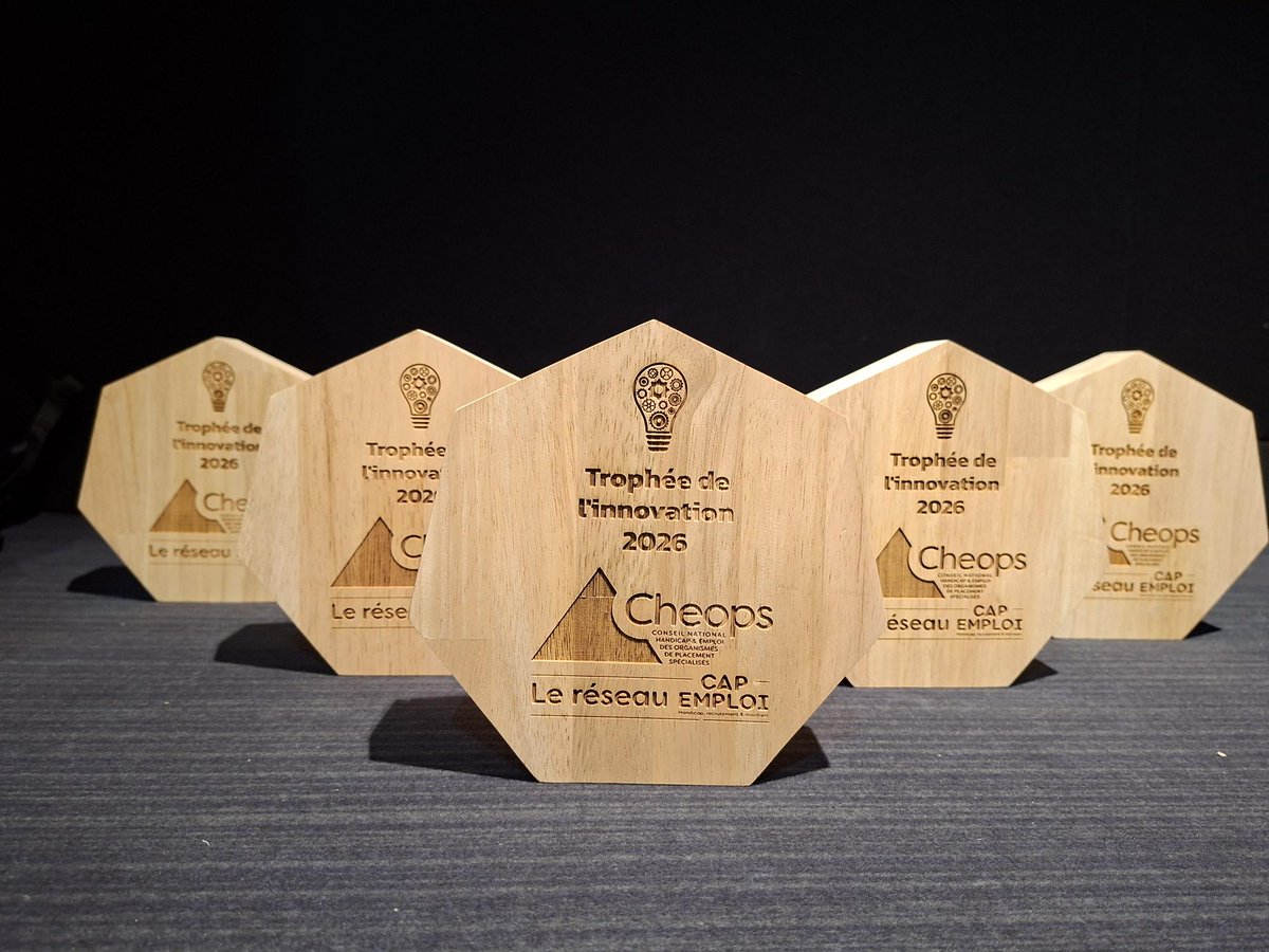 Cheopsconseil's tweet photo. 📢 3ème édition des Trophées de l’innovation Cheops !
👉 Tout 𝘀𝗮𝘃𝗼𝗶𝗿 : https://t.co/evRj9CFlqi
#Emploi #Handicap https://t.co/Fs2EOKxqZj
