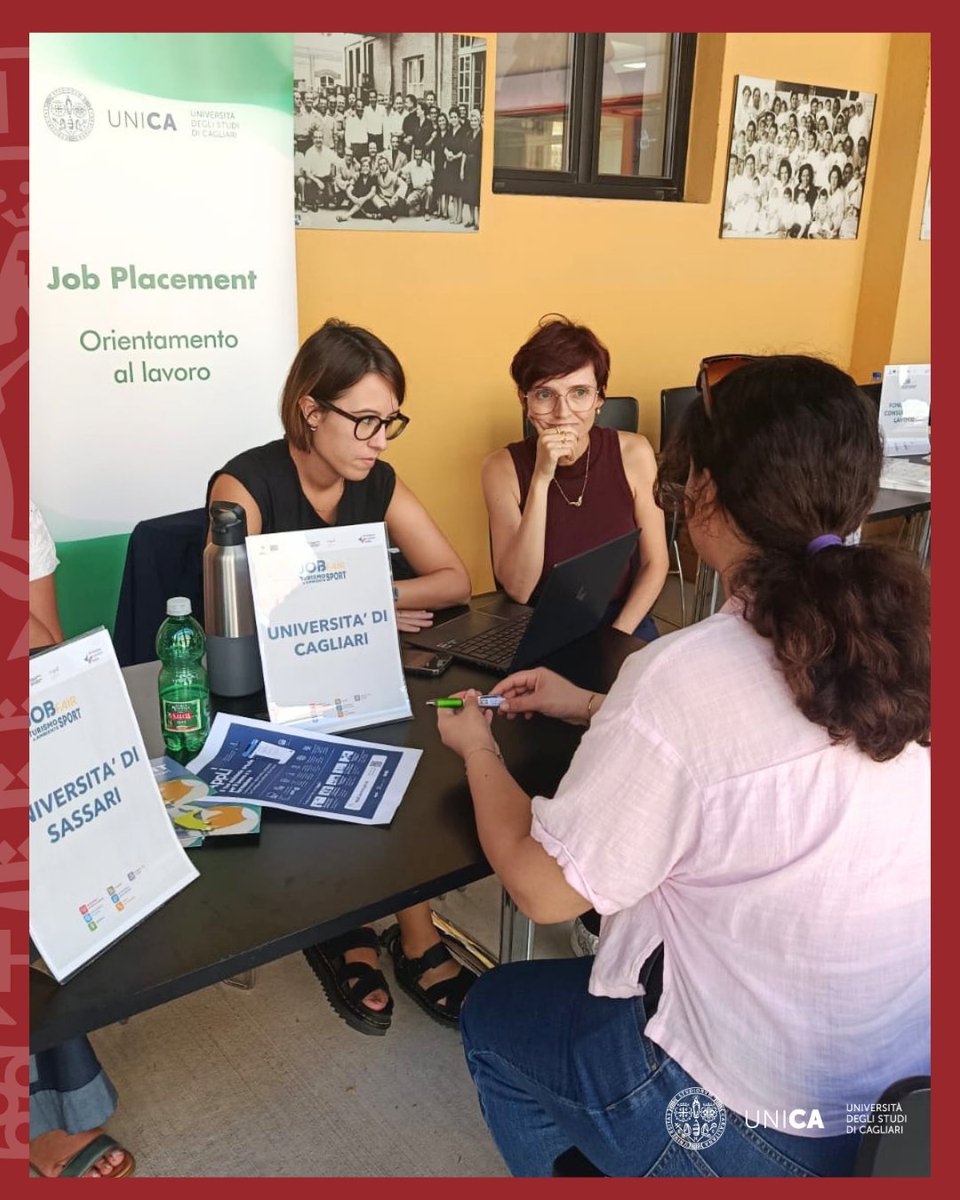 univca's tweet photo. Due giornate di opportunità alla Job Fair Cagliari 2026 a Sa Manifattura! 🚀

Il team di Job Placement UniCa è stato in prima linea per offrire info e consulenze personalizzate a studenti e giovani sul mondo del lavoro.

#JobPlacementUniCa #UniCa #JobFair2026 #Cagliari #Lavoro https://t.co/D0NOp5yfZT