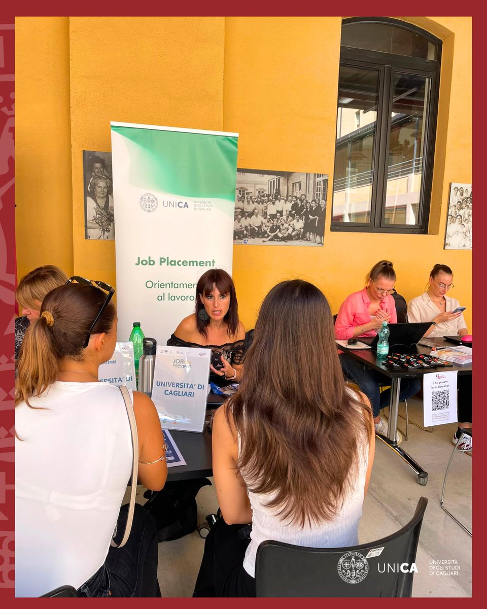 univca's tweet photo. Due giornate di opportunità alla Job Fair Cagliari 2026 a Sa Manifattura! 🚀

Il team di Job Placement UniCa è stato in prima linea per offrire info e consulenze personalizzate a studenti e giovani sul mondo del lavoro.

#JobPlacementUniCa #UniCa #JobFair2026 #Cagliari #Lavoro https://t.co/D0NOp5yfZT