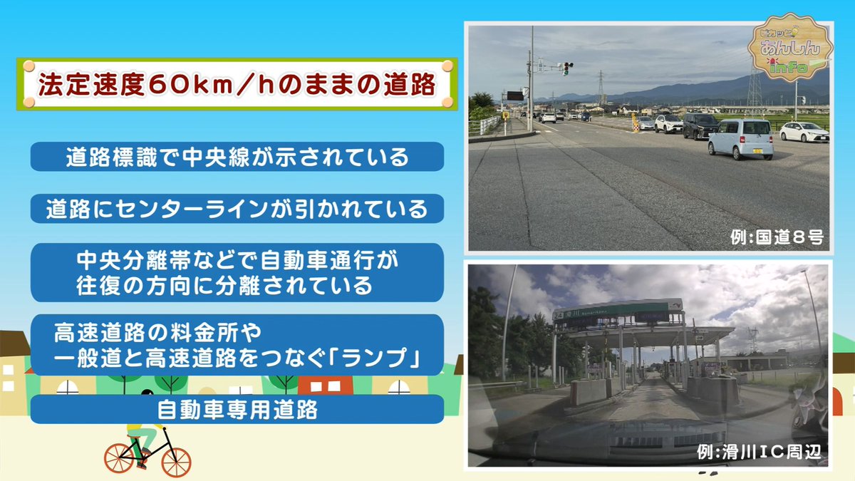 Net3bangumi's tweet photo. 【ピカッとあんしんinfo】
今回のテーマは
「生活道路における自動車の法定速度引き下げ」と
「クマ対策」「秋山の遭難事故防止」について。

どちらも皆さんにとって重要な情報、ぜひ番組をチェックしてください！

●放送日程
091ch
9月19日（土）～9月25日（金）
7:50／10:50／14:50／19:50 https://t.co/FM04ClGEFi