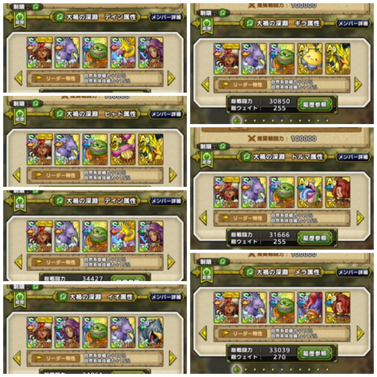 rufy_cat613's tweet photo. 大禍の深淵　自然　第7層クリアパーティー
セーニャ無しでも何とかなります。
参考になれば幸いです。

#ドラクエタクト https://t.co/xnFDcG10fB
