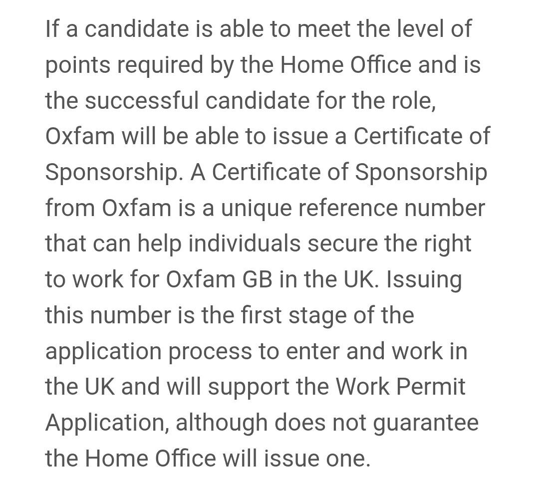 careersuk100's tweet photo. If you currently live in England, Scotland, Wales, Northern Ireland and you are in need of Visa Sponsorship, I will advise you also look at UK charity Organizations.

Here are Seven (7) Charities in the UK with Visa Sponsorship License 

1. British Red Cross
https://t.co/YhaAEvqvPr

2. Oxfam GB
https://t.co/JCj9oKXrp7

3. UK Heritage Charity
https://t.co/N42wtaJaqI

4. Shelter UK
https://t.co/U3GNYmQ1zm

5. Amnesty International UK
https://t.co/pHLIyUicGv

6. Greenpeace UK
https://t.co/qiT47qXgiz

7. Save the Children International 
https://t.co/qIY8gmkZlH

Please note: These Charity Jobs are open to only those currently in the UK. Those outside the UK should not apply 

Please share this with others in the UK who may be Interested