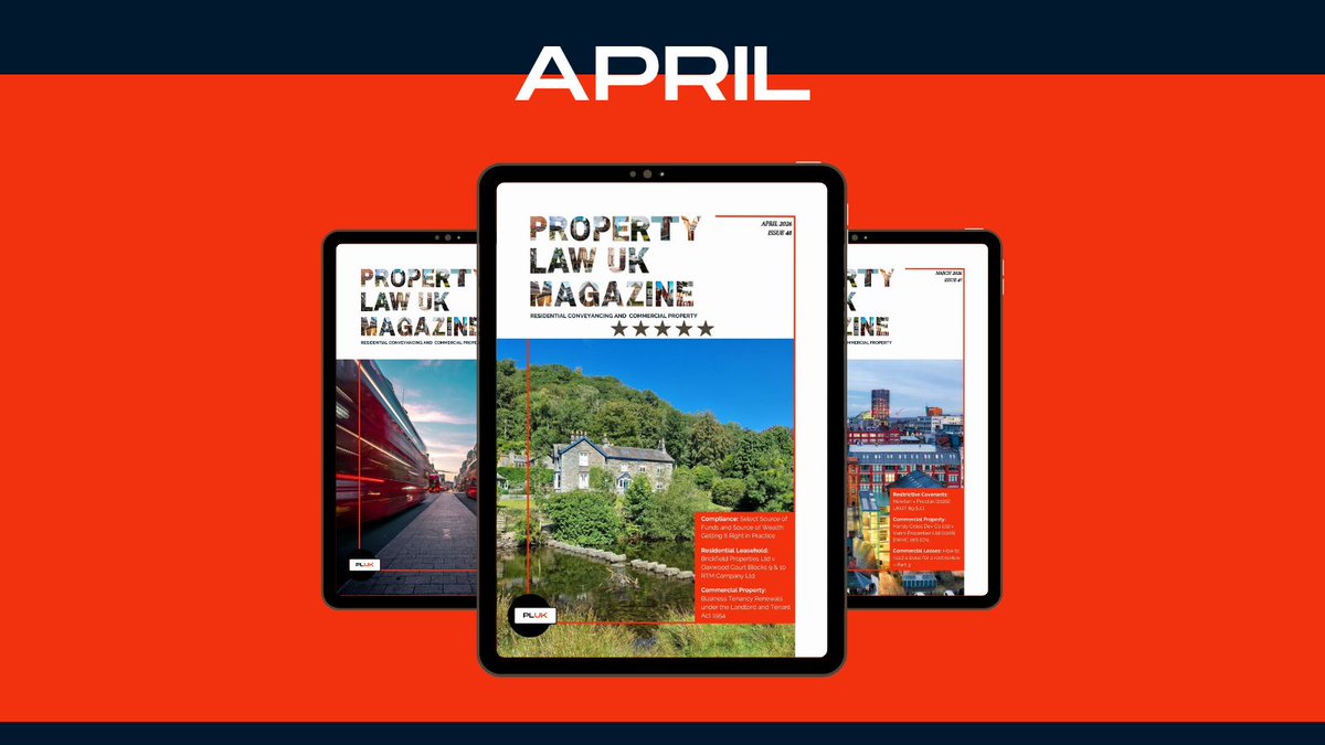 PropertyLaw_UK's tweet photo. Looking back to April...

CILEX v Mazur and the Court of Appeal - Sarah Keegan explored the key issues shaping this area of law and offers practical guidance for legal professionals navigating them. 

Members can re-read the article here: https://t.co/QBsFBlb9jq 

#propertylawuk https://t.co/6lwII9P70r