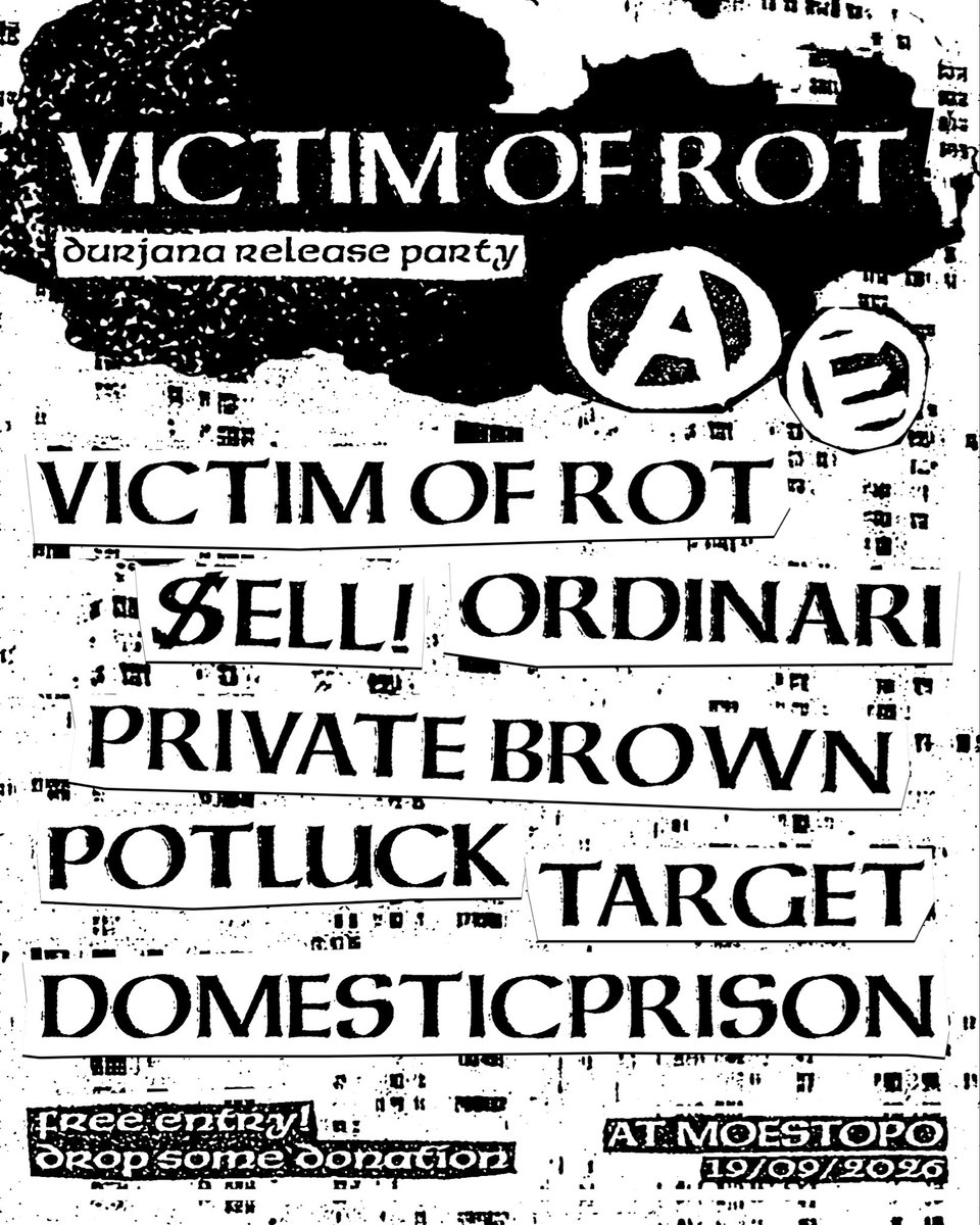 salahurat's tweet photo. VOR RELEASE PARTY.
19/09/2026 @ MOESTOPO HANGLEKIR.
SILA YANG BERKENAN UNTUK MELAKUKAN DONASI, AKAN DISALURKAN VIA DOMPET DHUAFA KE TEMAN TEMAN YANG MENGALAMI BENCANA https://t.co/sHGMdIBC83