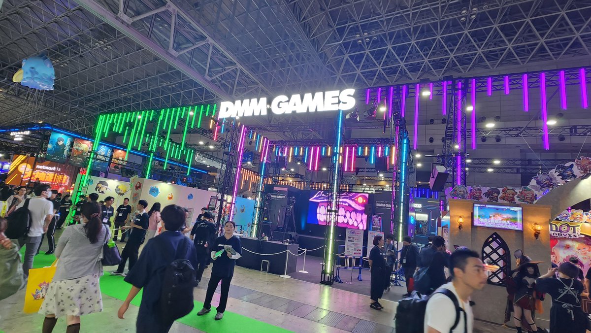 kuroro9696's tweet photo. ガチャ回せるらしい
#DMMGAMES  #TGS2026 https://t.co/s7wj9hTAKx