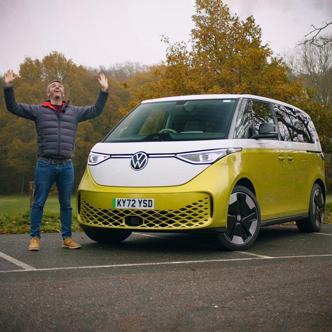 BretMamerdwp's tweet photo. NEW VIDEO: Rich has driven a reborn automotive icon. What other retro cars should return as EVs? https://t.co/kWwR54wIOJ