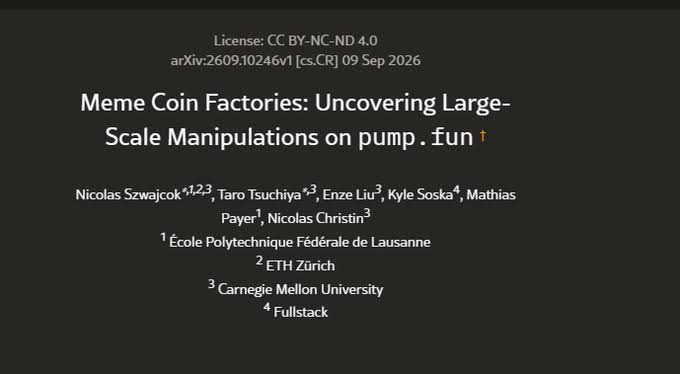 Niorquant's tweet photo. This is perfect considering STARTPUP was originally launched yesterday and did horrible

A University just put a paper out calling the majority of memecoins on Pumpfun 'copycats'

https://t.co/VF16SFplS4

In the paper they use the word copycat over 30 times with examples of how 5.4 million coins (copycats) which is 36% that share the same name and symbol.

This is a perfect layup to run a copycat memecoin paired to Pump

$Copycat