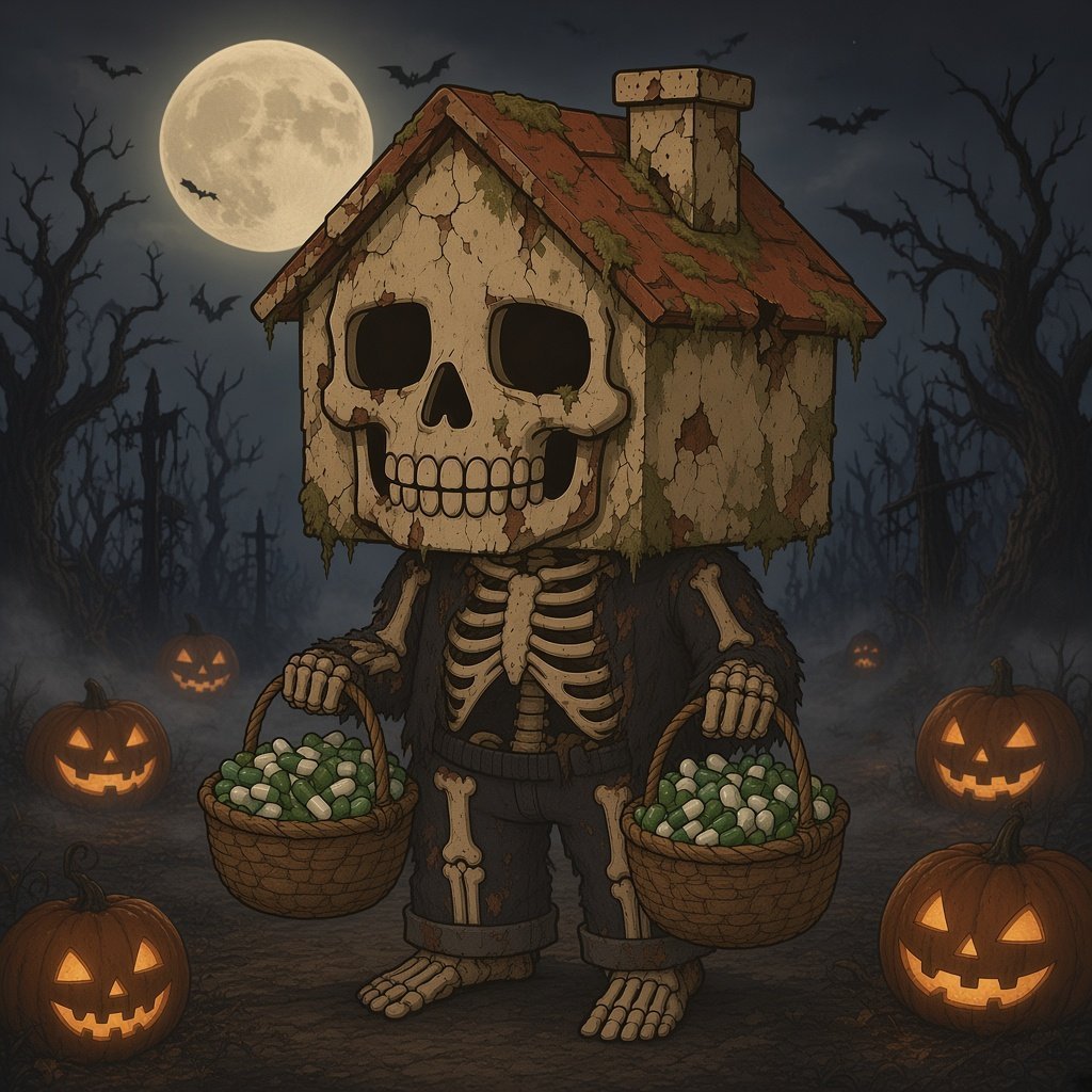 Deadhouse_Sol's tweet photo. what if we all aped $DEADHOUSE 
before halloween &amp; got rich? 🎃 https://t.co/x76c0A5sGb