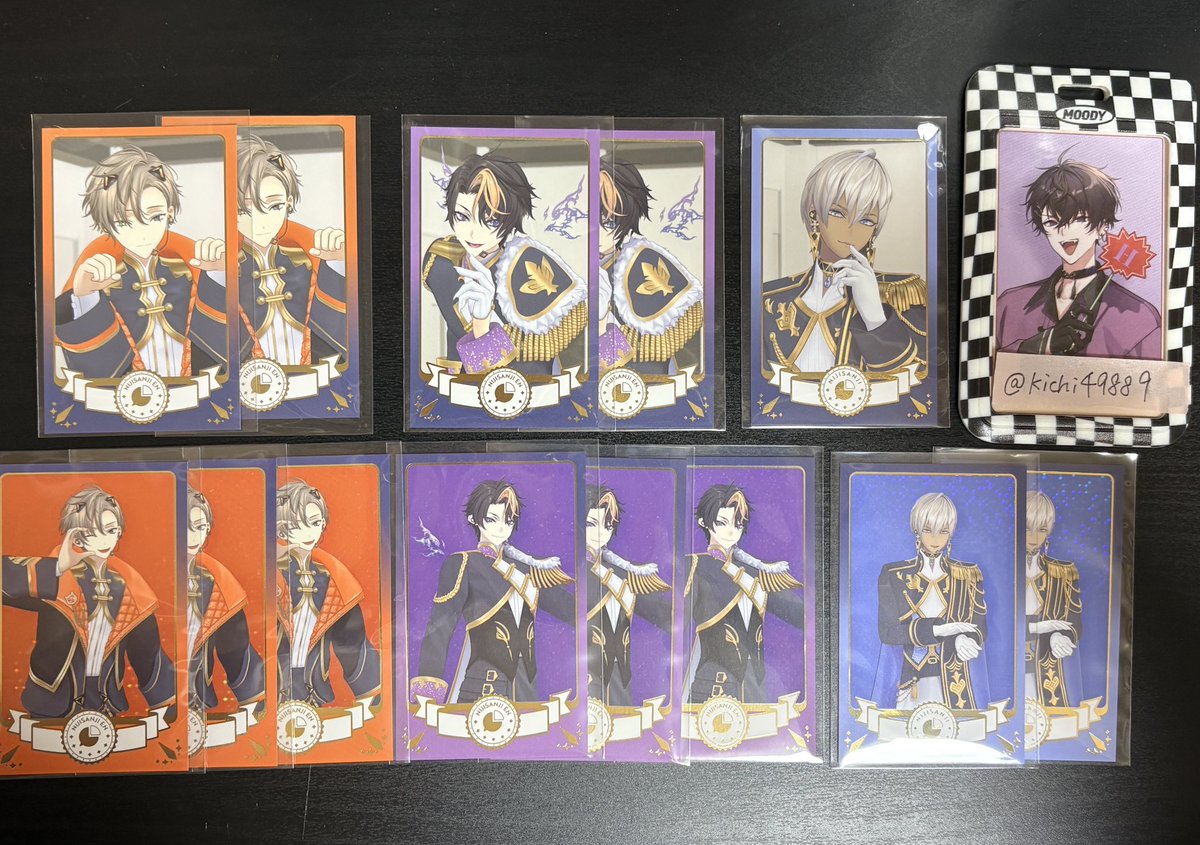 kichi49889's tweet photo. 交換 にじさんじ 共通衣装3Dグッズ vol.6 ランダムチェキ風カード Aグループ

【譲】画像1枚目

【求】 画像2枚目

同種交換・郵送交換希望です📮
お気軽にお声掛けください。 https://t.co/BbonG9LCw1