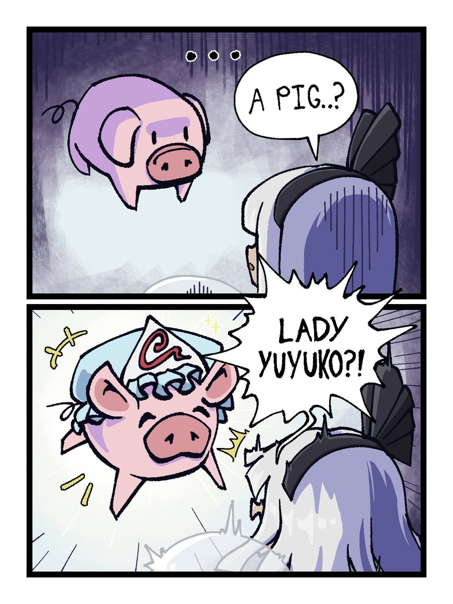 GSaboteurr's tweet photo. Youmu and a Pig Yuyuko.
#touhou #touhouproject #東方Project https://t.co/2f84XG6lU0
