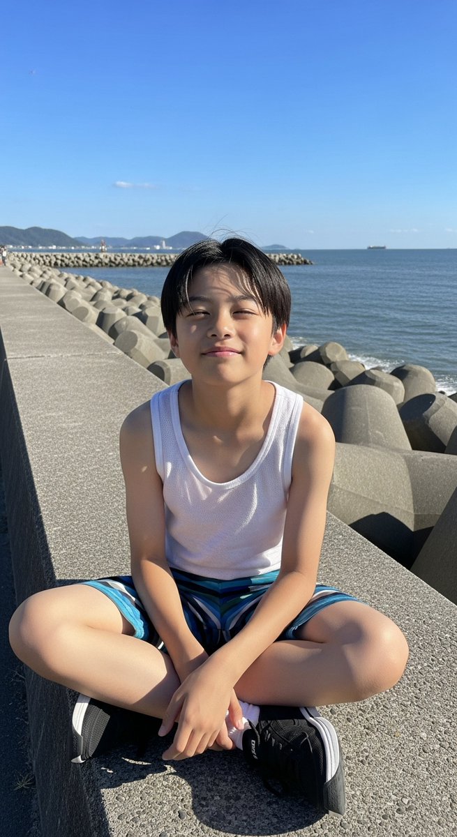 GanPuku_AI's tweet photo. 実は島っこにはイケメンがおおい。 https://t.co/evFS3AAqqm