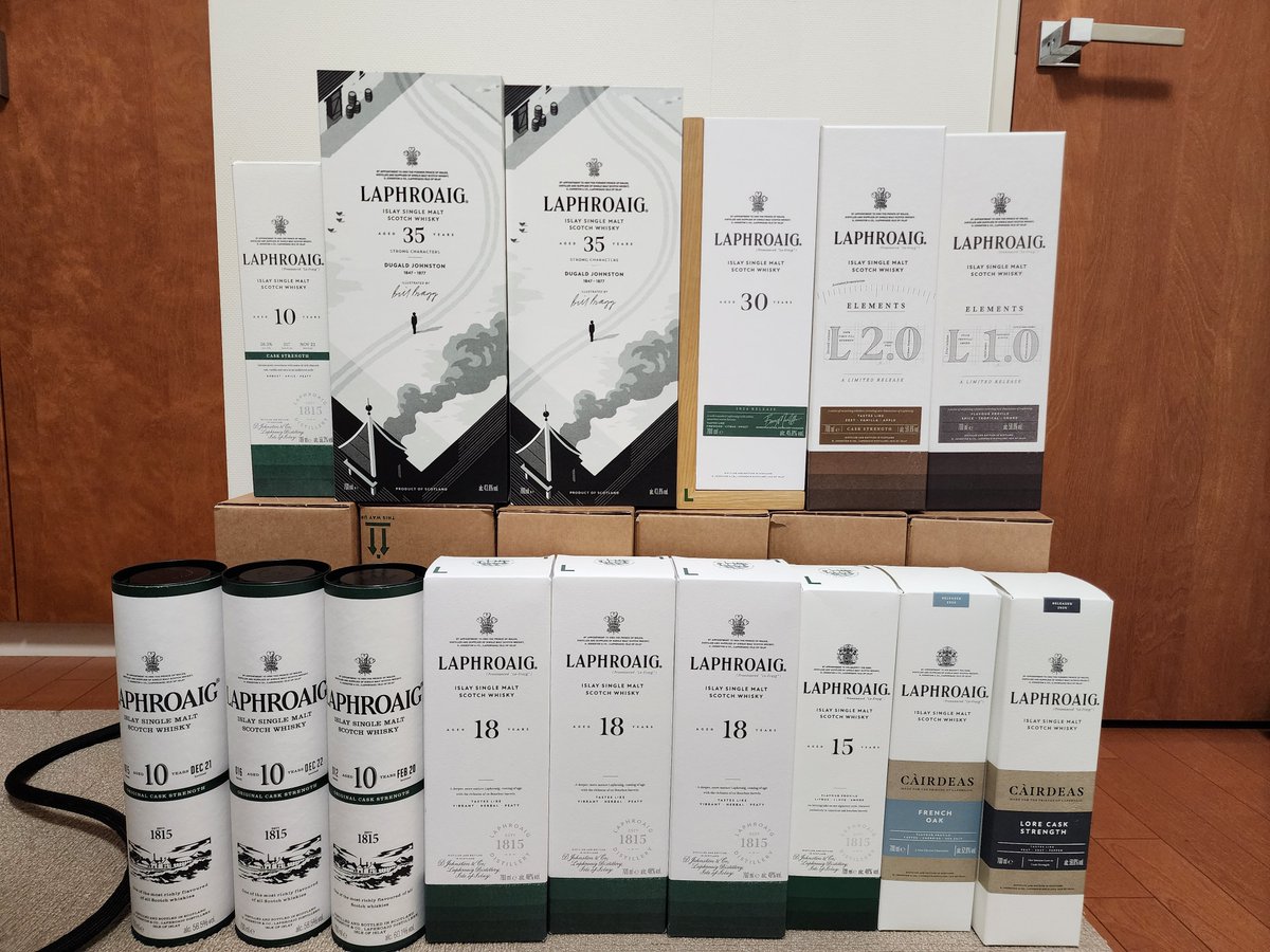 Titanium_Pot's tweet photo. ラフロイグ買いました！！！！ https://t.co/6uvFuhPshd