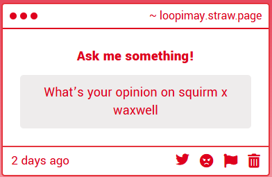 loopimay's tweet photo. Waxwell is going to Kill That Worm but maybe Squirm is right where he wants to be and to think of it like that is beautiful. https://t.co/xVAPiCtrWW