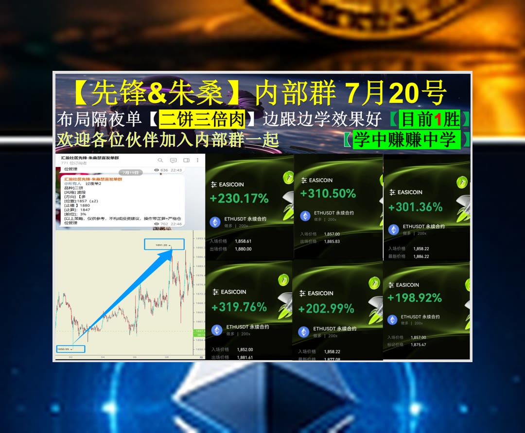 JuliettaShalla's tweet photo. He that thinks his business below him will always be above his business.
ETH走势有变化？及时更新行情观察。sui🌕btc🧽实盘🦺维客90%返佣后台直开
挖矿收益🍴智能制造🧼增强现实🔄游戏娱乐
比特币 以太坊 币圈 免费合约跟单社区👉 @fzy988 👈 https://t.co/uRU6mLXslg