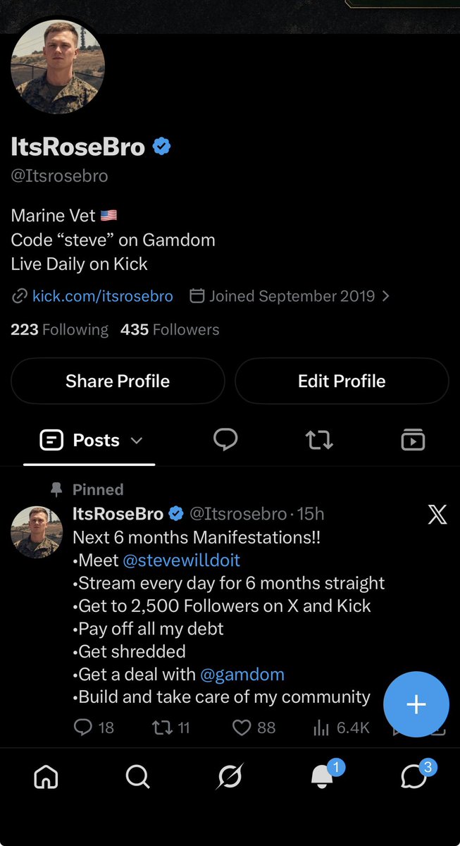 Itsrosebro's tweet photo. GOOD MORNING!! Today is the start of Day 4! Look at the growth! This is what happens when you have the most loyal community by your side. Let’s get compounding these victories! Team @stevewilldoit is the greatest team in the world https://t.co/wl7rkIVT9k