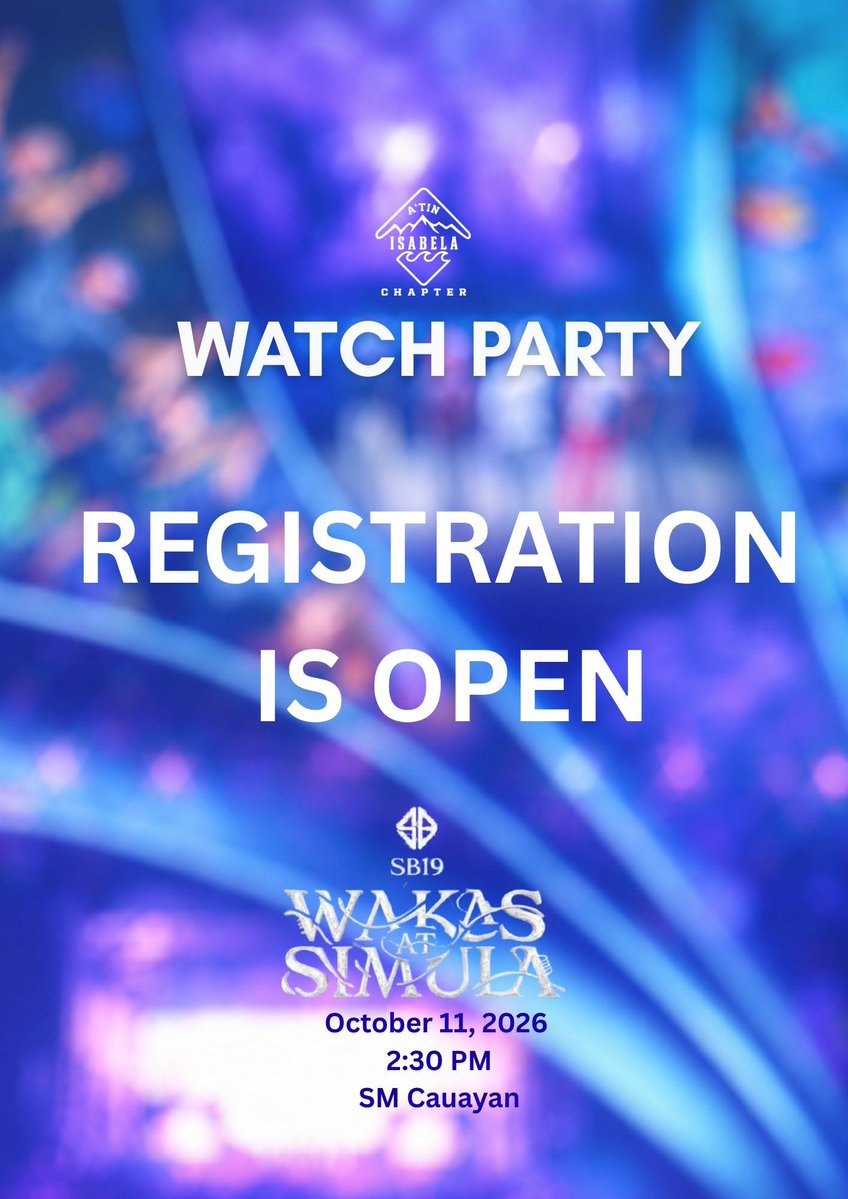 AtinIsabela's tweet photo. A’TIN!  Secure your seats now and check out the TICKET INCLUSIONS for our upcoming watch party.  
Expect fun, excitement and good vibes all around! See you there, A'tin!  
Register here: https://t.co/nudCPKRgwL
Note: Inclusions shown in images are for visual representation only. https://t.co/jC77nBnbwL