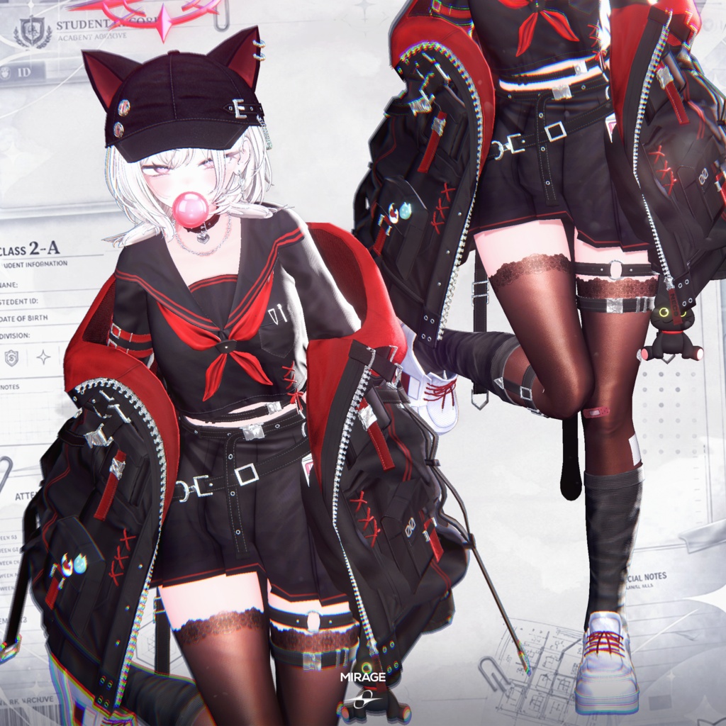 BOOTH_NOW's tweet photo. 🎉『ZERO ACTIVE Sailor』 출시 기념 이벤트!
🎁 팔로우 + RT 5명 / 팔로우 + 좋아요 2명 추첨 풀 패키지!

감각적인 세일러복에 오버핏 재킷과 벨트, 헤일로 포인트를 곁들인 아우라를 느껴보세요.✨
테크웨어의 느낌을 더해주는 고양이 모자도 놓치지 마세요⚡

🔗: https://t.co/lOrddslkj6
🗓️ 당첨자 발표: 09/26