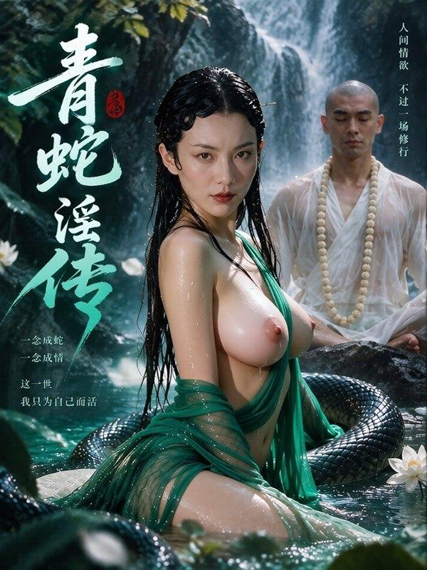 amadeusGould's tweet photo. 青蛇女跪着，把小和尚整根吞进去。
气泡往上冒，佛珠还挂在脖子上晃。
岸上的他死死咬着牙，
水下的她却笑着继续往里吞。
这种反差，谁顶得住？
#青蛇传  #水下  #NSFW  #成人短剧 https://t.co/kentL1Co3Z