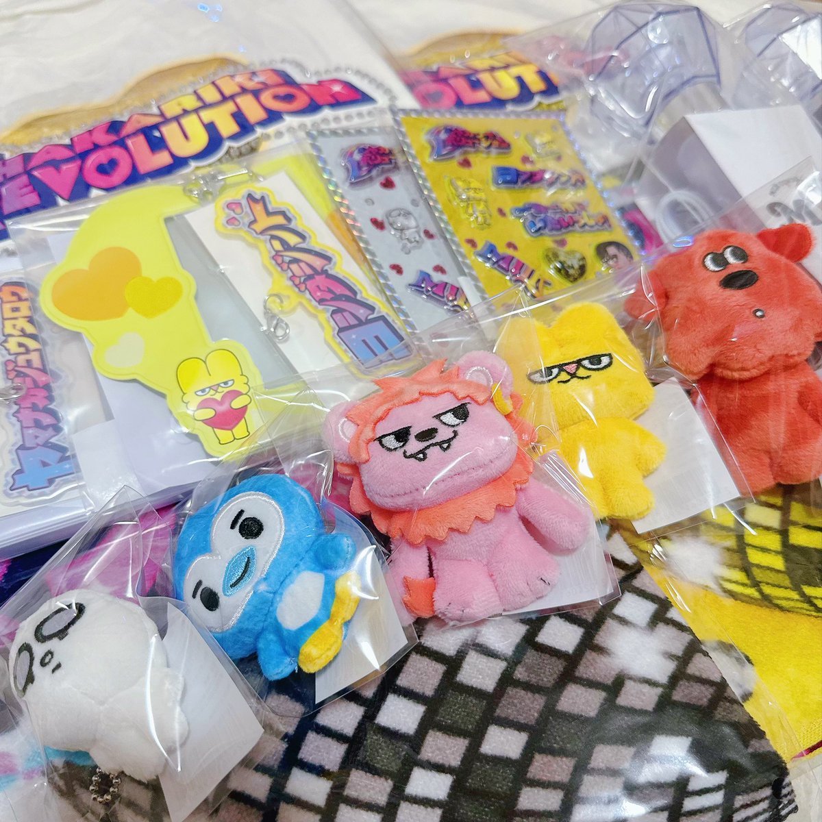 moco_yj's tweet photo. シャカレボグッズたち届いた〜❕
ちいさきいのち...かわいすぎる...🥹💖 https://t.co/uAwfEt5Rrg