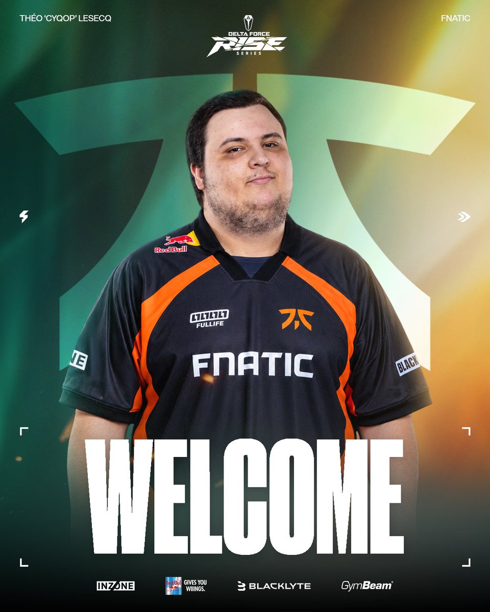 FNATIC's tweet photo. Off the back of a disappointing Season 1 in Delta Force, we’re looking to add a key reinforcement. 

Welcome to the Black and Orange @Cyqop 🧡 https://t.co/KHCgL6WCwr