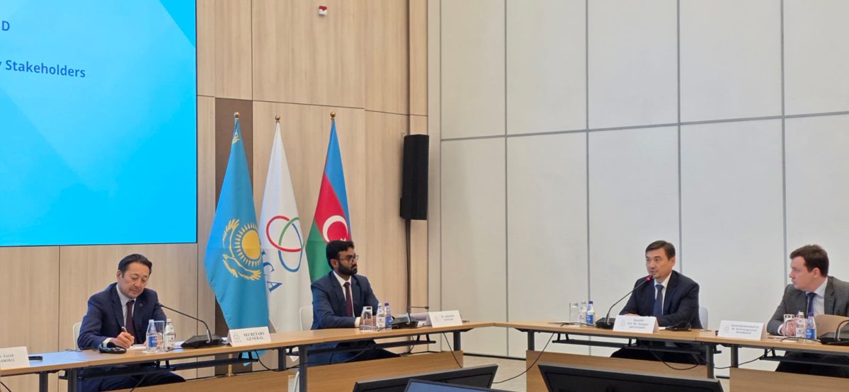 KazAID_RK's tweet photo. 🏛️ On Sept 17 in Astana, the CICA Fund was presented to development agencies. KazAID Chairman N. Arystanov shared key initiatives and expressed KazAID’s readiness to serve as an Executing Agency for CICA Fund projects. 
#KazAID #CICA #ODA https://t.co/o5NWNNOzaK