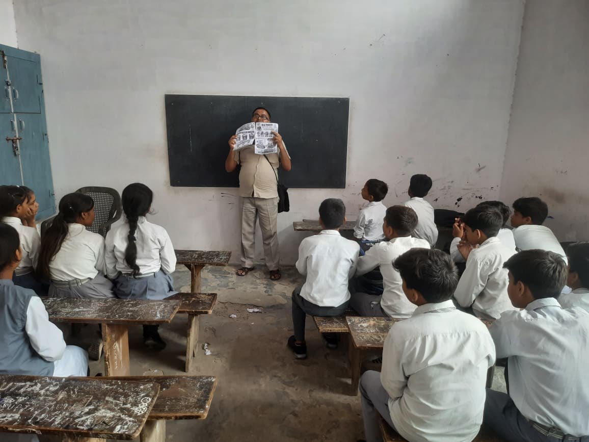 PMG_AGRA's tweet photo. स्वच्छता ही सेवा (SHS) अभियान 2026 के अंतर्गत दिनांक 18.09.2026 को आगरा परिक्षेत्र के विभिन्न मंडलों द्वारा स्वच्छता जागरूकता रैलियों का आयोजन किया गया तथा विद्यालयों में जाकर विद्यार्थियों को स्वच्छता के प्रति जागरूक एवं प्रेरित किया गया। https://t.co/CYIxiBOmzk