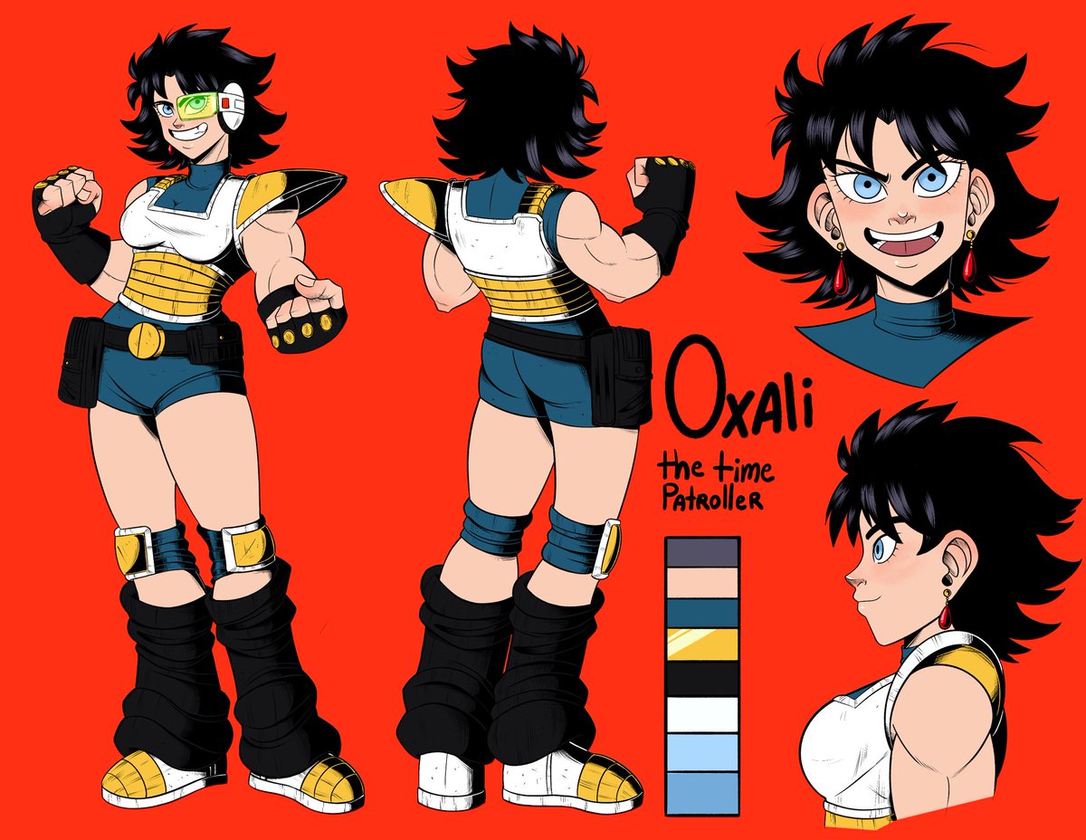Bard16Solar's tweet photo. Final redesign of my OC Oxali the Time Patroller
#xenoverse2 #dbz #dragonballoc #saiyan #oxali #myoc #characterdesign https://t.co/axRItlkTh9
