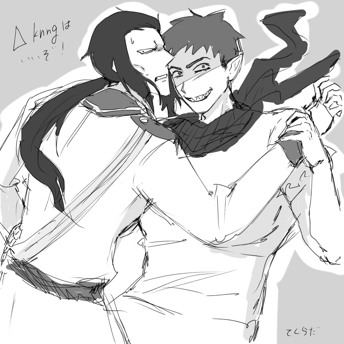 tekurada_0's tweet photo. Δknngの、絵 https://t.co/3ZxUbXTwRR
