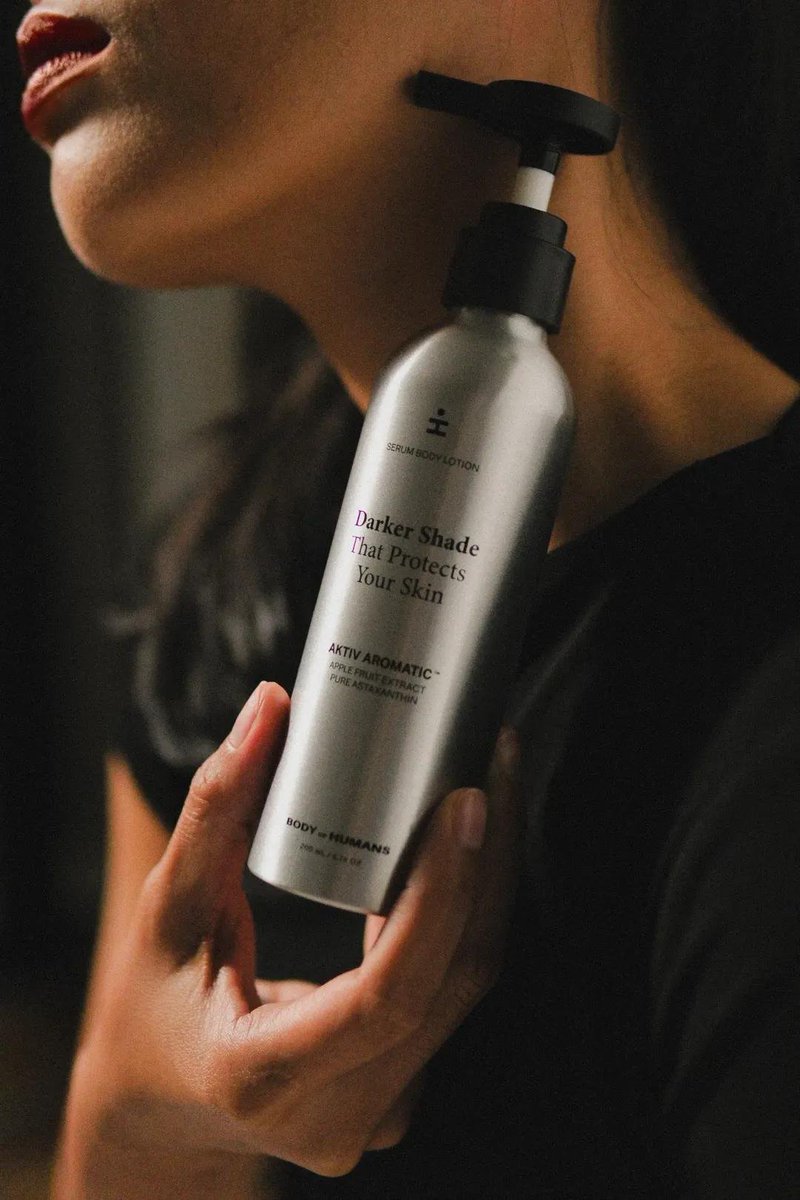 HmnsId's tweet photo. [The new story is written from HMNS Body Series.]

A serum body lotion made with the ultimate ingredients like Centella Centella P-PDRN (vegan salmon DNA tech), Marine Collagen, and Pure Astaxanthine (6.000 times stronger antioxidant than vitamin C).

Rp149.000 @ 200ml - available in all our official online stores. ❤️