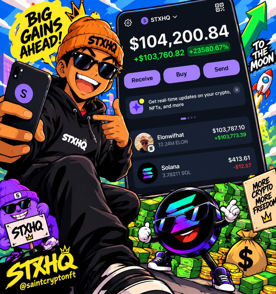 saintcryptonft's tweet photo. 🎁 $SOL GIVEAWAY 🎁

Want to participate? It’s simple:

🔁 RT this post
❤️ Follow + turn on notifications 🔔
💰 Drop your $SOL address below
👀 Check your wallet balance later

⚡ Only the first 250 participants qualify.

Be early. Be active. Good luck! 🚀 https://t.co/UNb711sNIG