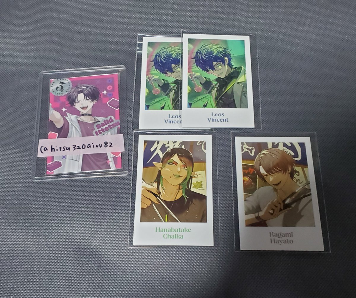 hitsu320aivv82's tweet photo. 【交換】にじさんじ にじストア6周年メモリアルグッズ ランダムチェキ風カード Aグループ

譲 ▶画像1

求 ▶画像2

郵送交換希望です。
検索からでもお気軽にお声がけください。 https://t.co/3yhh2Oer78