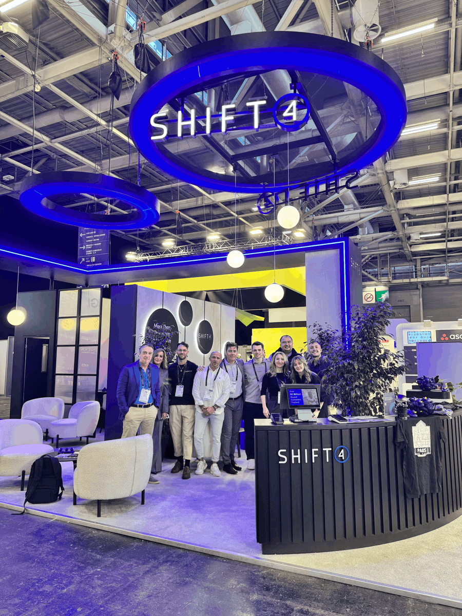 Shift4's tweet photo. That’s a wrap on @NRFEurope! 🇫🇷

A great few days in Paris connecting with customers, partners and industry peers — and sharing how Shift4 is improving the shopping experience and making commerce simpler for retailers around the world.

Thanks to everyone who stopped by to connect with our team!