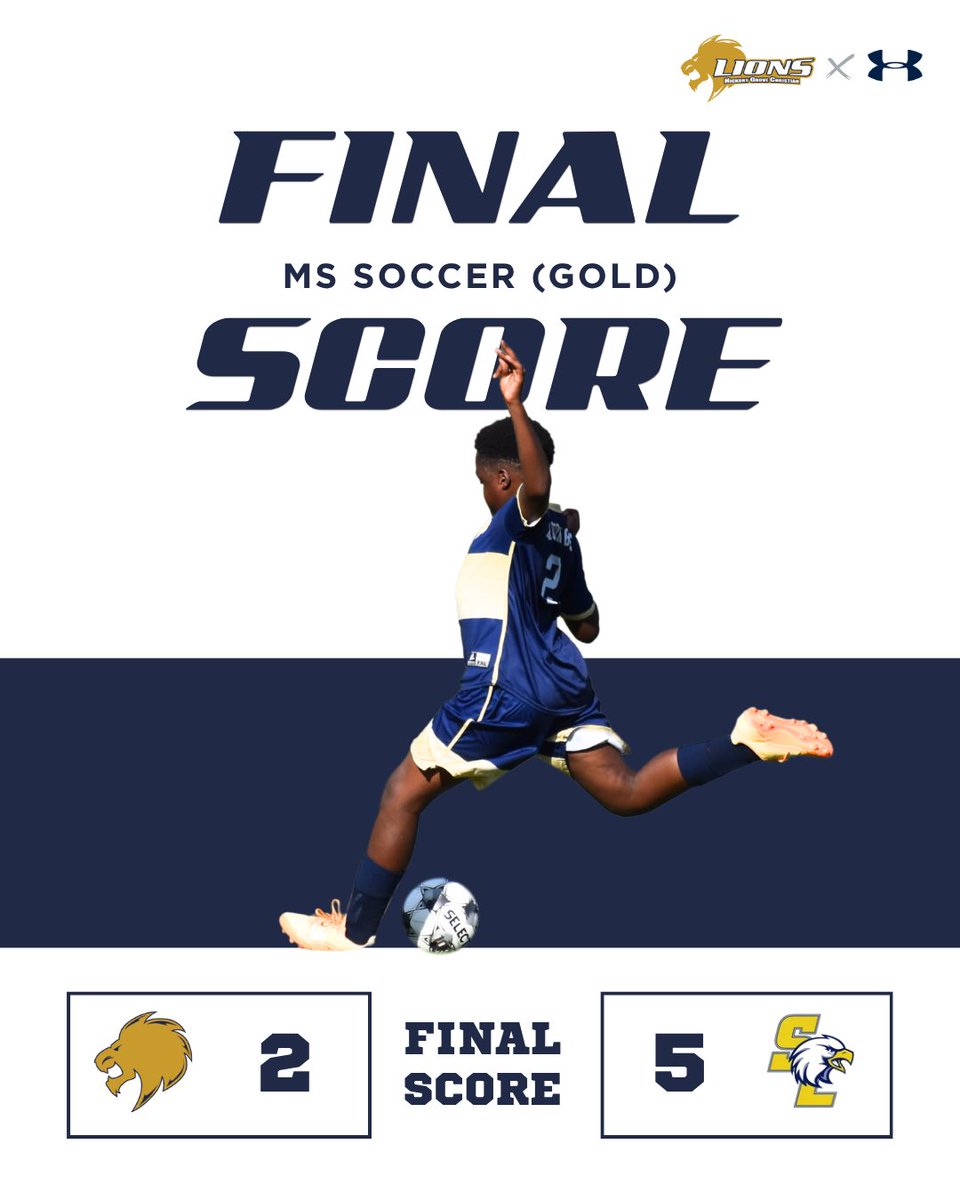 HGCSAthletics's tweet photo. .
Final from 9.17.26
.
#HGCS #HGCSLions #LionNation
#HickoryGroveChristian
. https://t.co/EQIfXWib07