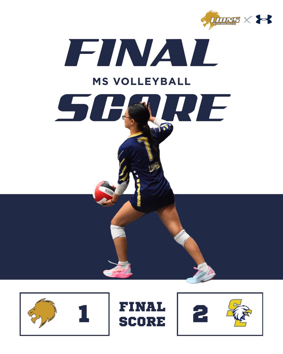 HGCSAthletics's tweet photo. .
Final from 9.17.26
.
#HGCS #HGCSLions #LionNation
#HickoryGroveChristian
. https://t.co/EQIfXWib07