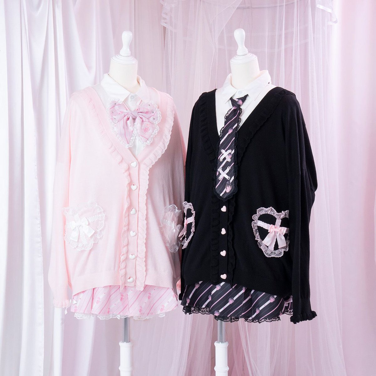 _mine_official_'s tweet photo. \🩷再入荷🩷/

大人気につき完売していた
カーディガンが
再入荷いたしました🍓⊹ ࣪ ˖ 

ハートを散りばめた
こだわりのデザインで
どこまでも甘くかわいく...🎀 
 
🔗https://t.co/ee5z8d0k8U https://t.co/Dnnmo2YUOc
