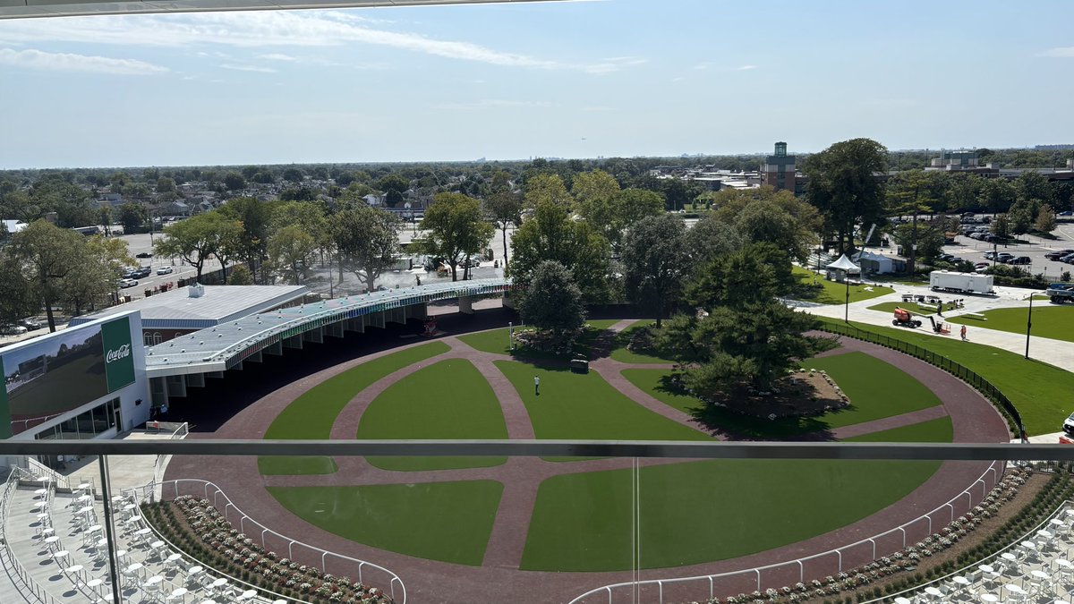 RealGregWolf's tweet photo. Exciting moment years in the making for @TheNYRA , New York, and all of racing for the grand opening of the new #BelmontPark - the wait is over. 
Live coverage all afternoon today on Fox family of networks. Beginning 1pm ET on FS2. https://t.co/Zr9whuB2IB